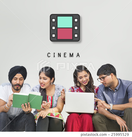 Movie Film Reel Cinema Media Graphic Concept Movie Film Reel Cinema Media Graphic Concept 25995529
