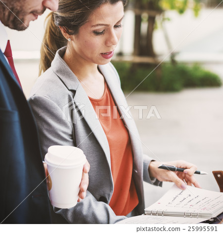 Business People Discussion Teamwork Togetherness Concept 25995591