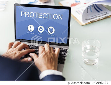 Privacy Security Data Protection Shield Graphic Concept Privacy Security Data Protection Shield Graphic Concept 25996127