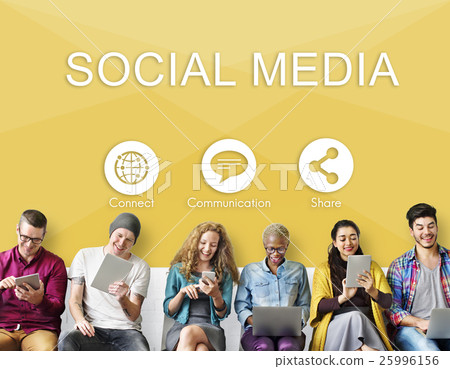 Global Networking Share Social Media Graphic Concept 25996156