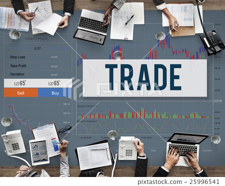 Stock Market Results Stock Trade Forex Shares Concept 25996541