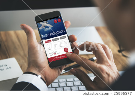 Air Ticket Flight Booking Concept 25996577