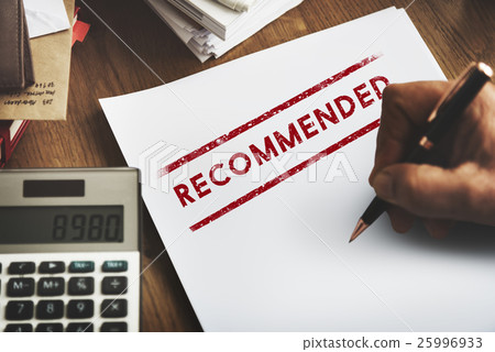 Recommended Offer Refer Satisfaction Suggestion Concept 25996933