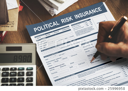 Political Risk Insurance Failure Financial Concept Political Risk Insurance Failure Financial Concept 25996958