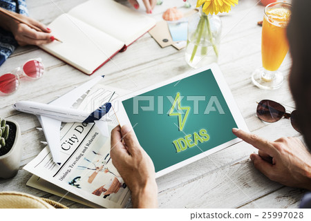 Creativity Ideas Lightning Imagination Inspiration Concept 25997028