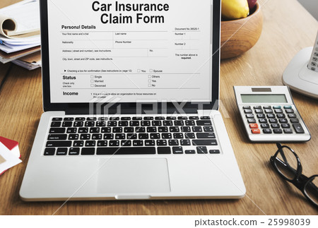 Vehicle Car Insurance Claim Form Concept Vehicle Car Insurance Claim Form Concept 25998039