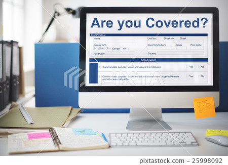 Are You Covered Insurance Concept Are You Covered Insurance Concept 25998092