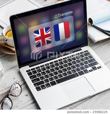 Flag Countries Foreign Word Translation Concept 25998224