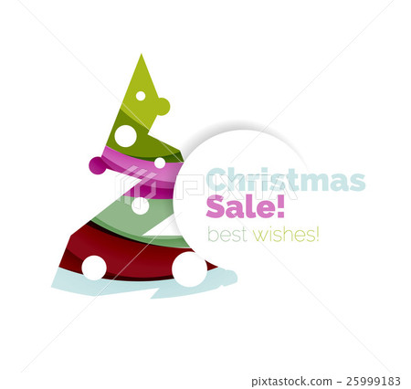 Christmas sale, vector greeting card or banner Christmas sale, vector greeting card or banner 25999183