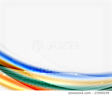 Translucent vector wave line, business or 25999294