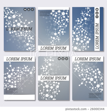 Vector brochure template, flyer, cover magazine in 26000344