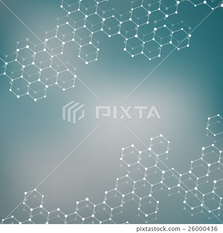 Structure molecule of DNA and neurons. Abstract Structure molecule of DNA and neurons. Abstract 26000436
