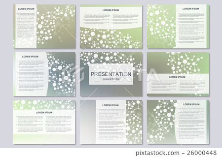 Set of modern business presentation templates in 26000448