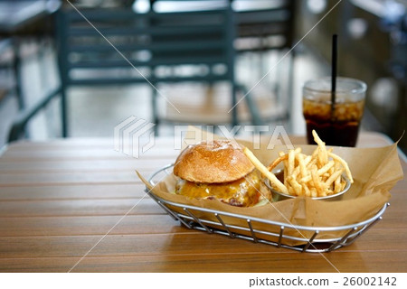 Cafe's fashionable hamburgers Cafe's fashionable hamburgers 26002142