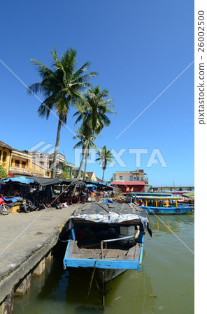 River scene in Hoi An, Vietnam  26002500