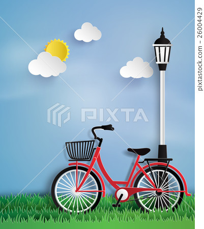 Bicycle in the garden 26004429