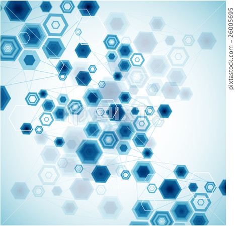 Abstract Hexagonal Background. Vector 26005695
