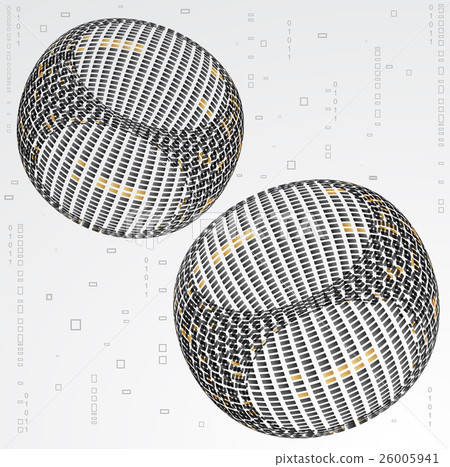 Abstract pixel background. 26005941