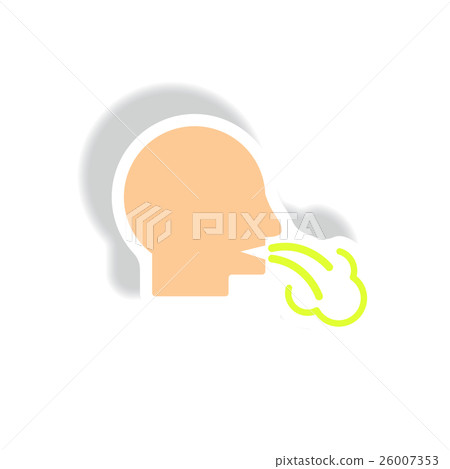 Vector paper sticker various symptoms of Malaria Vector paper sticker various symptoms of Malaria 26007353