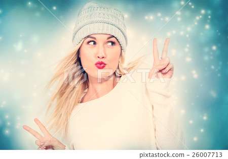 一個金發碧眼的小姐玩一塊 一個金發碧眼的小姐玩一塊 26007713