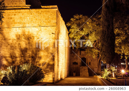 The Limassol Medieval Castle at night. Cyprus 26008963