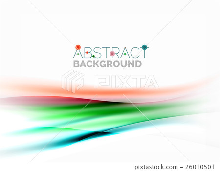 Smooth lines, abstract background 26010501