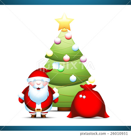 Santa Claus under Christmas tree 26010931