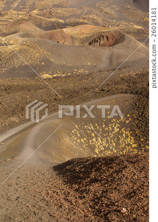 Etna volcano craters in Sicily, Italy Etna volcano craters in Sicily, Italy 26014181