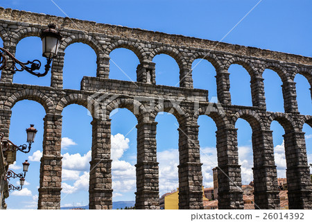 Aqueduct in Segovia, Castilla y Leon, Spain. 26014392