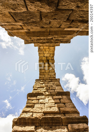 Aqueduct in Segovia, Castilla y Leon, Spain. 26014397