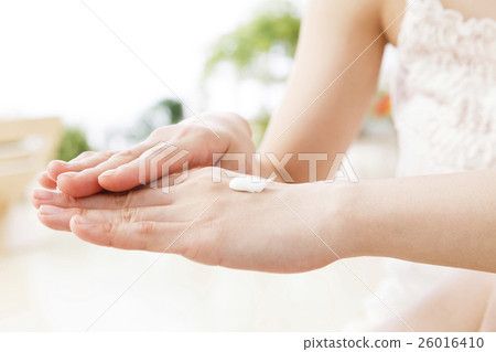 美容護膚按摩女性手部護理手部按摩身體部位 26016410