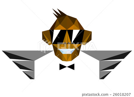 Winged Monkey with Sunglasses 26018207