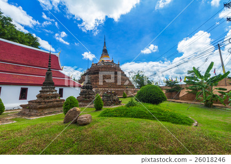 Buddhist temple (wat) in Phitsanulok Thailand Buddhist temple (wat) in Phitsanulok Thailand 26018246