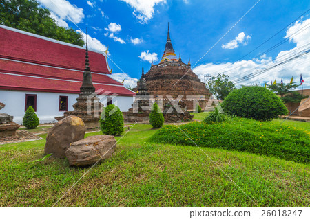 Buddhist temple (wat) in Phitsanulok Thailand Buddhist temple (wat) in Phitsanulok Thailand 26018247