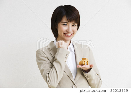 Female new employee business job hunting work young woman business woman Female new employee business job hunting work young woman business woman 26018529