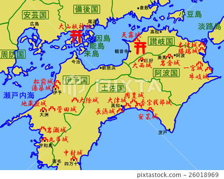 Iyo國家地圖室町時代晚 26018969
