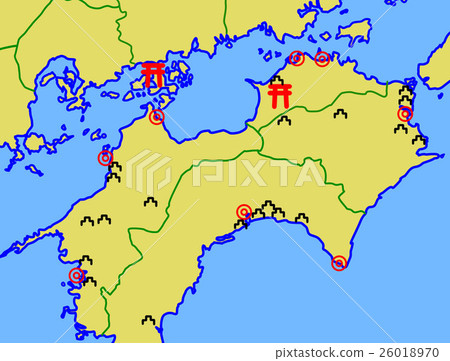 Iyo Country Map Muromachi Period late Iyo Country Map Muromachi Period late 26018970