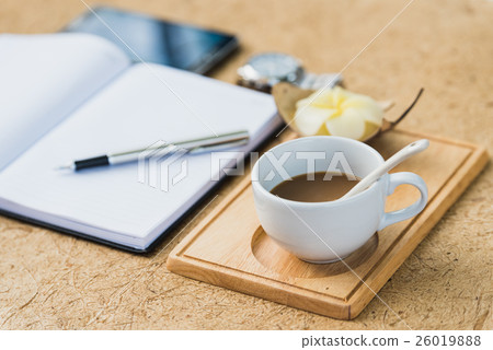 diary book blank page on wood table diary book blank page on wood table 26019888