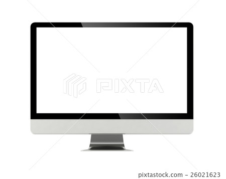 Computer monitor screen with empty display  26021623