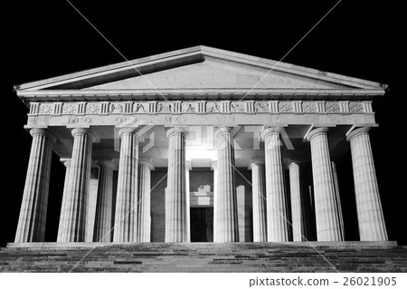 Temple of Canova view.Image digitally altered 26021905