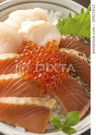 Seafood bowl in Hokkaido Seafood bowl in Hokkaido 26021913