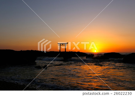 大洗海岸的朝日 大洗海岸的朝日 26022230