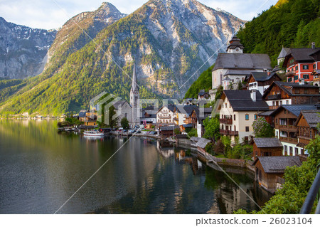 Scenic panoramic picture-postcard view of famous 26023104