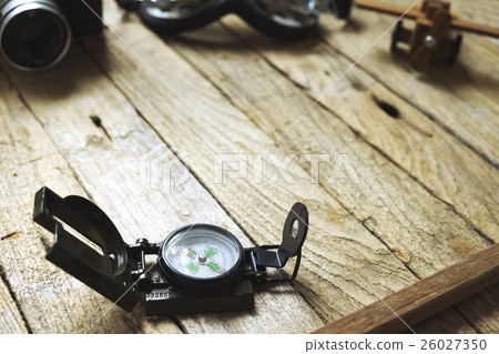 Vintage retro travel background.  26027350