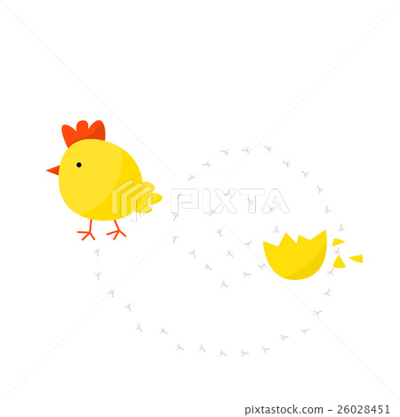 Cute cartoon chicken vector illustration Cute cartoon chicken vector illustration 26028451