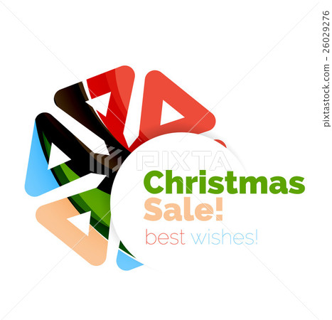 Christmas colorful geometric abstract background Christmas colorful geometric abstract background 26029276