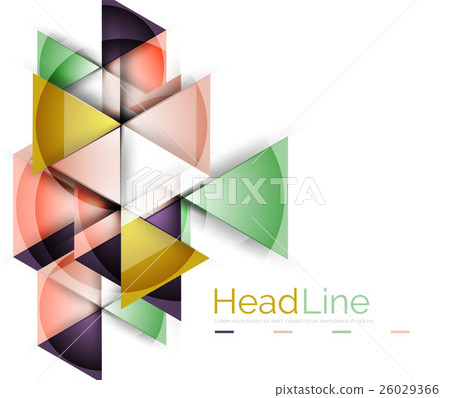 Triangle abstract background Triangle abstract background 26029366