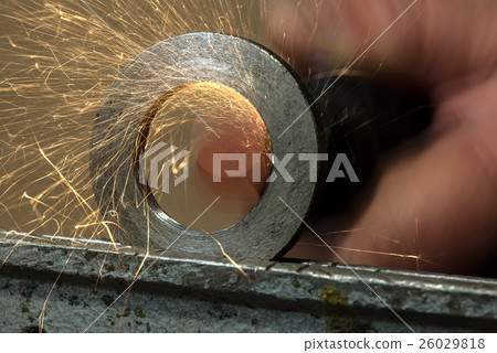 Steels grinding using abrasive tool Steels grinding using abrasive tool 26029818