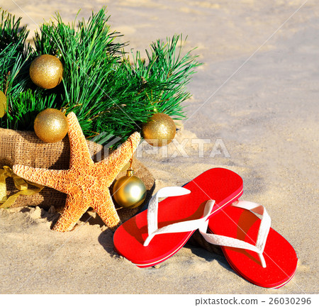 Christmas on beach Christmas on beach 26030296