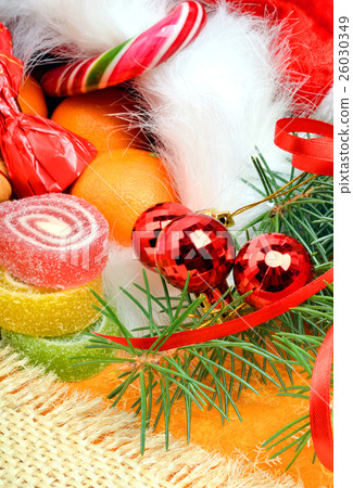 Christmas decoration, dessert, pine twig, 26030349